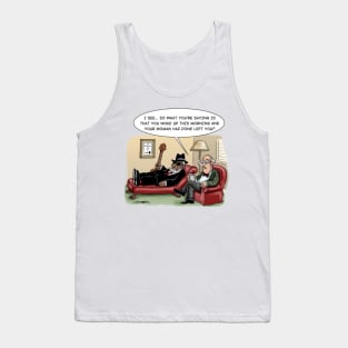 Bluesman in therapy Tank Top